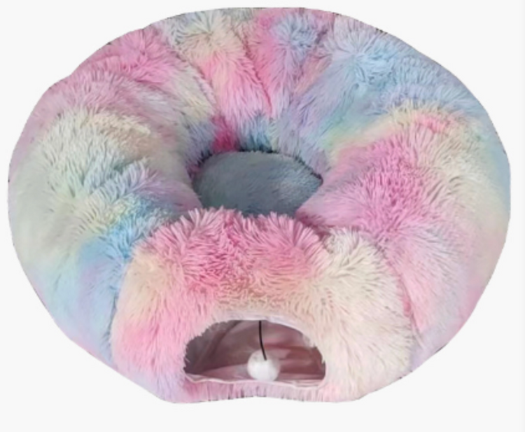 Kitty Tunnel — Plush Cat Tunnel Bed