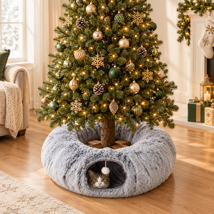 The tunnel gives them their own hideout to peek, watch, and explore.